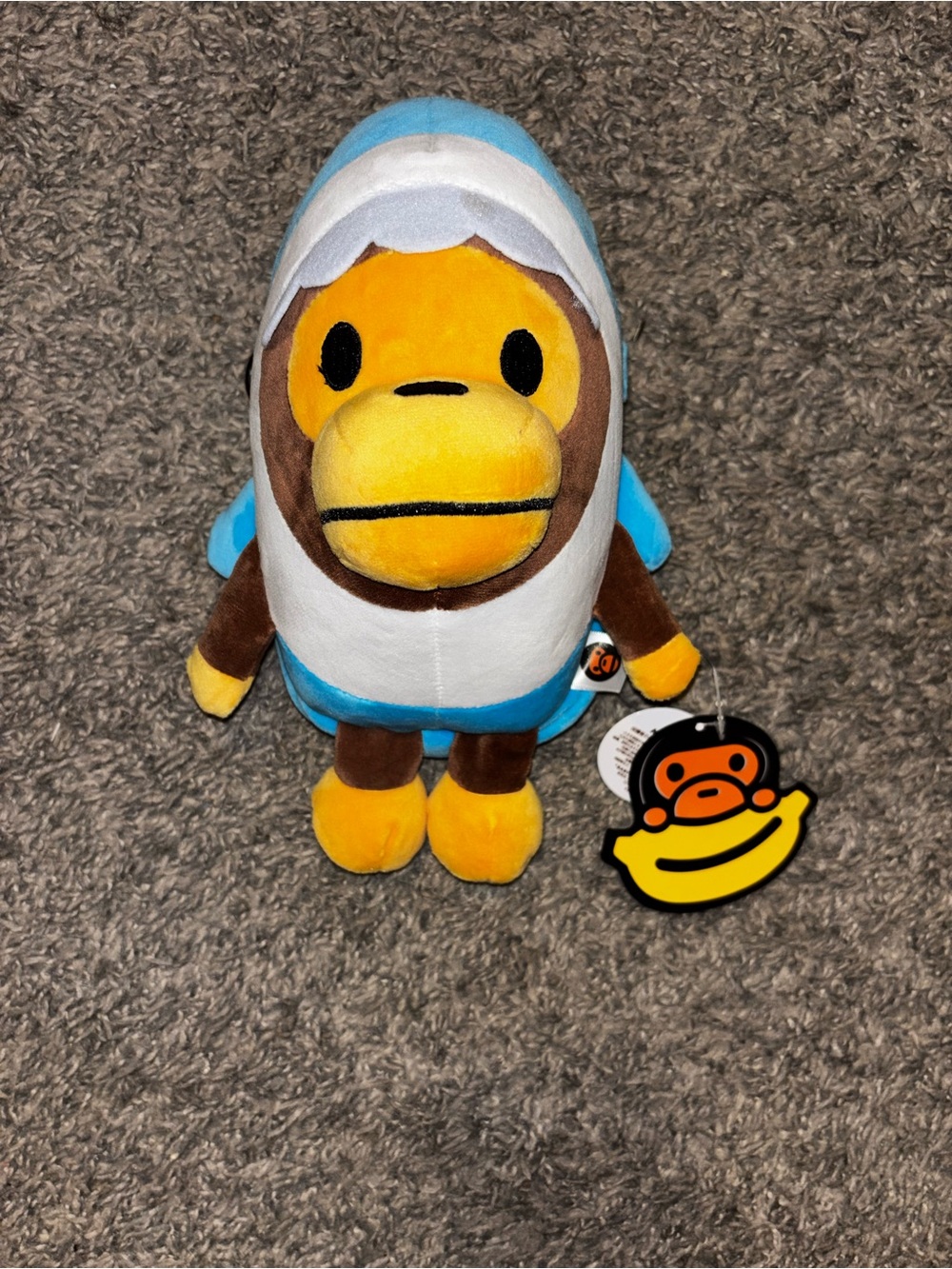 Baby Milo Plush Cell Phone Bag Pouch Shark NWT